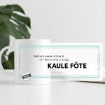 Tasse - Plattdeutsche Weisheiten #1